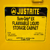 Justrite Sure-Grip EX 4 Gallon Flammable Liquid Storage Cabinet image 2
